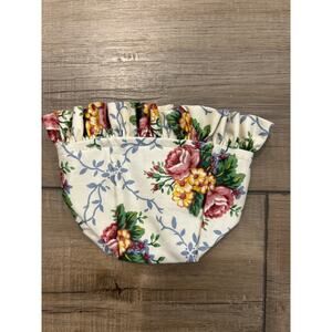 Longaberger CHIVES Basket Liner MOTHERS DAY FLORAL Fabric